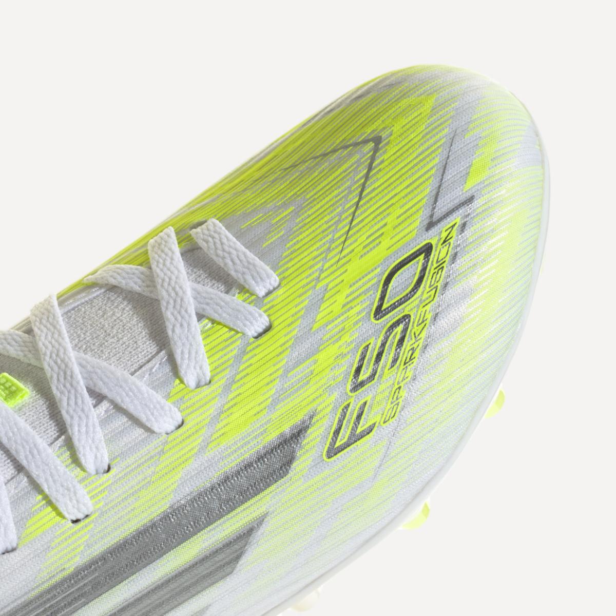 Chuteiras de Futebol de Criança F50 Sparkfusion League FG/AG J Branco/Amarelo-7