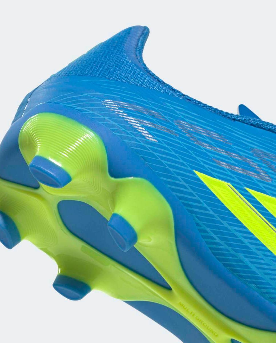 Chuteiras de Futebol de Criança F50 League MG J Azul / Amarelo-7