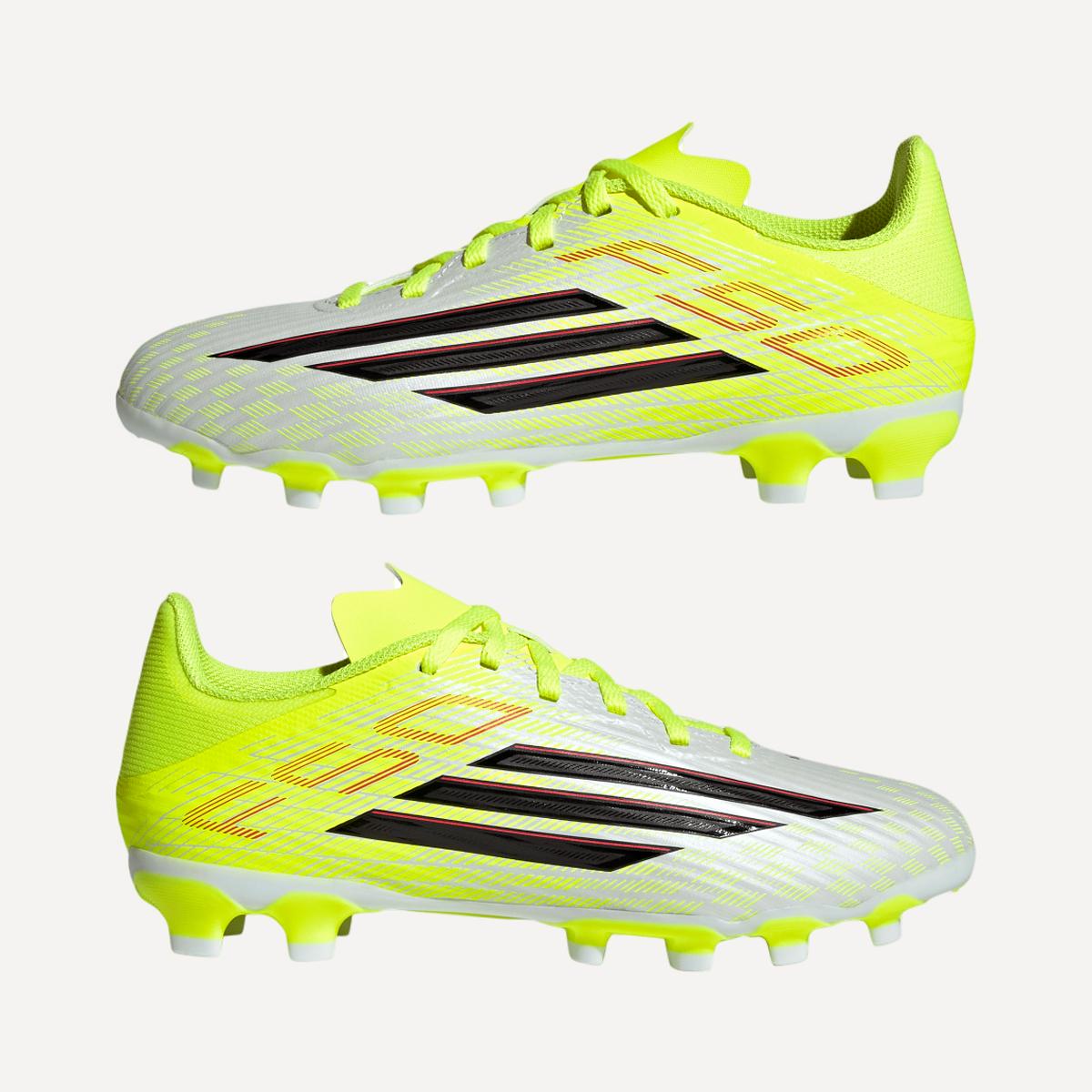Chuteiras de Futebol de Criança F50 League MG J Amarelo / Vermelho-8
