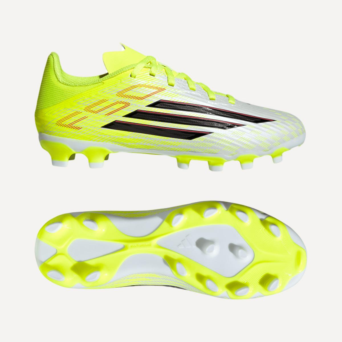 Chuteiras de Futebol de Criança F50 League MG J Amarelo / Vermelho-10