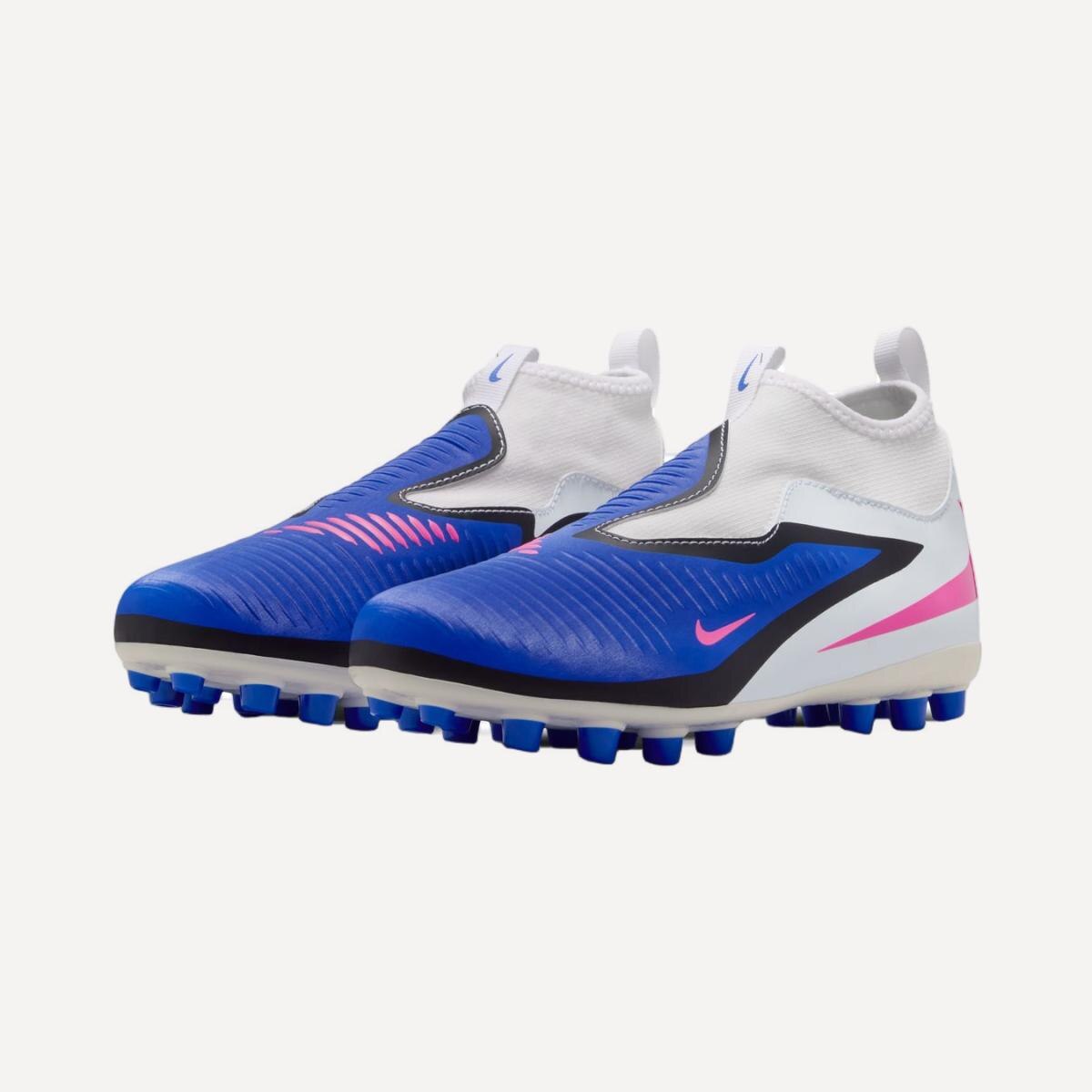 Chuteiras de Futebol de Criança Jr Phantom 6 High Acad Fg/Mg Azul-3