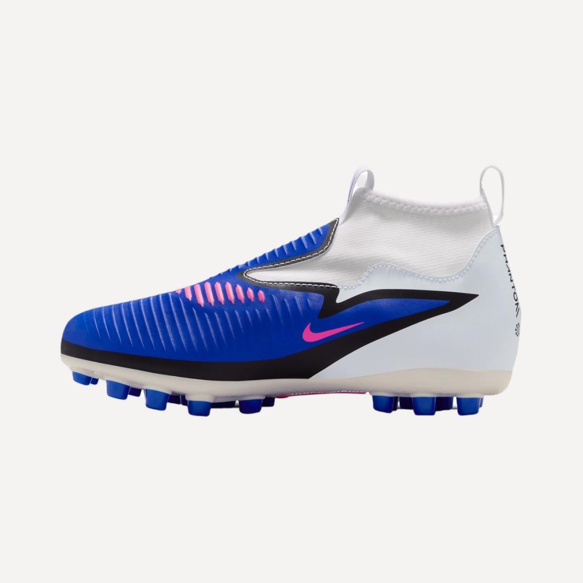 Chuteiras de Futebol de Criança Jr Phantom 6 High Acad Fg/Mg Azul-5