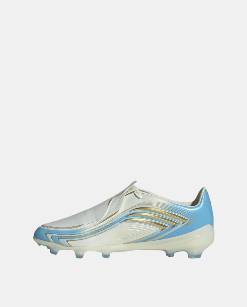 Chuteiras de Futebol de Criança F50 Messi Elite Fg J Adidas Branco / Azul-4