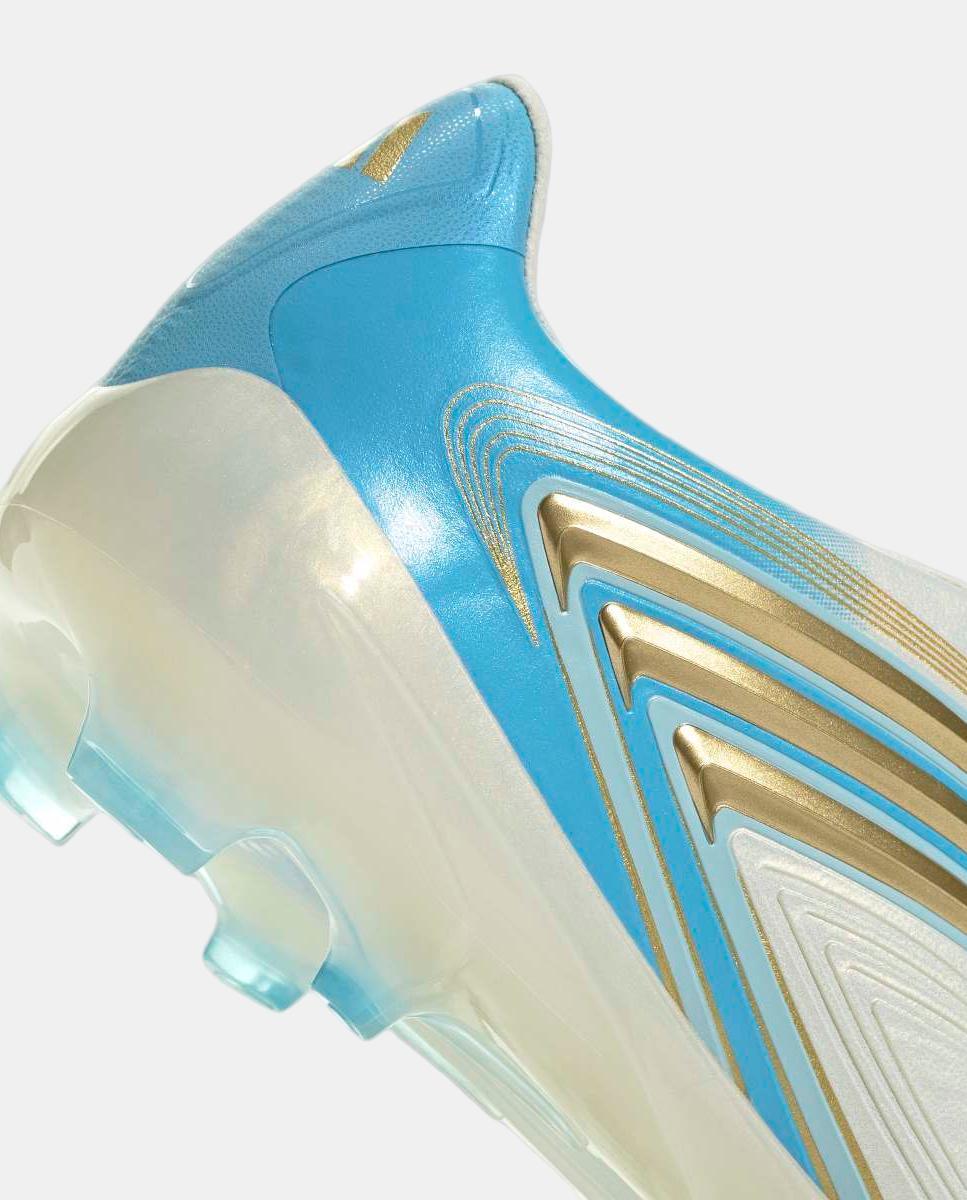 Chuteiras de Futebol de Criança F50 Messi Elite Fg J Adidas Branco / Azul-7