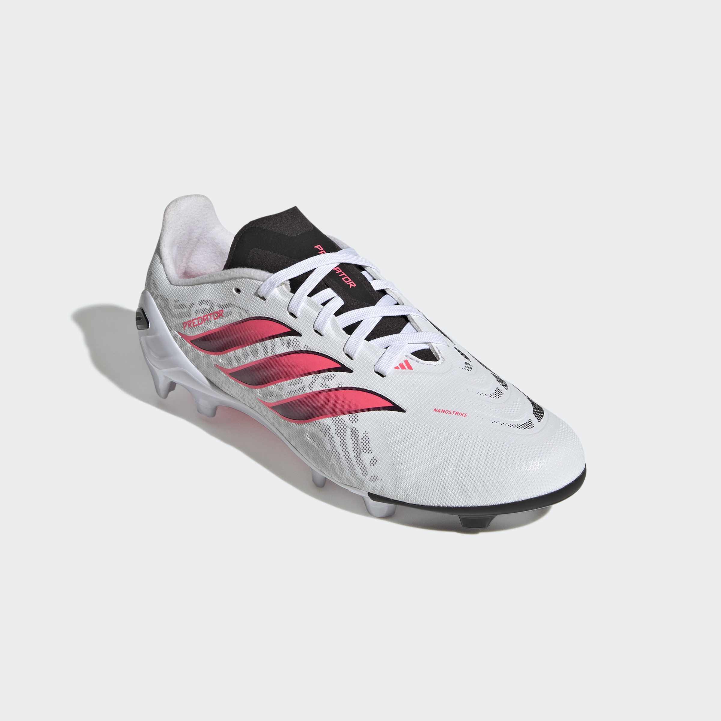 Chuteiras de Futebol de Criança Predator League Fg J Adidas Branco / Vermelho-2