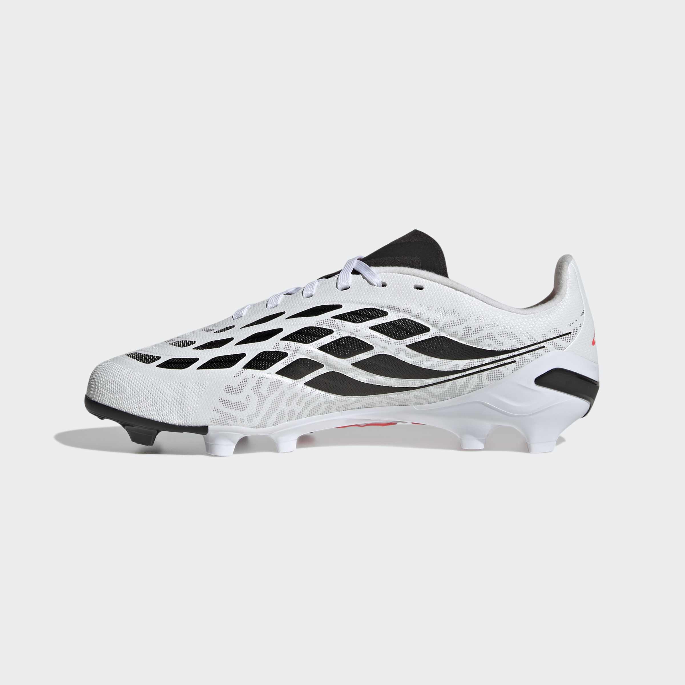 Chuteiras de Futebol de Criança Predator League Fg J Adidas Branco / Vermelho-4