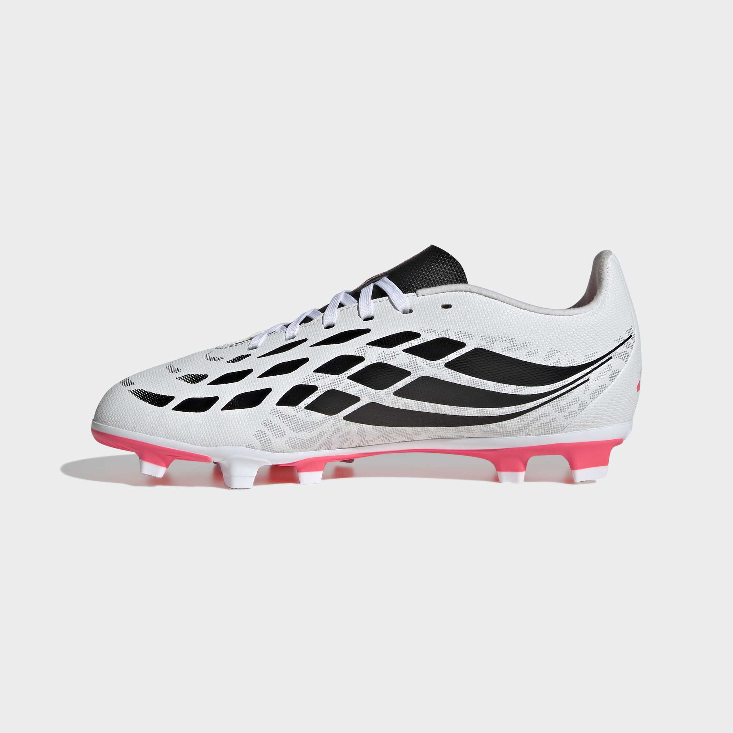 Chuteiras de Futebol de Criança Predator Club Fg/Mg J Adidas Branco / Vermelho-4