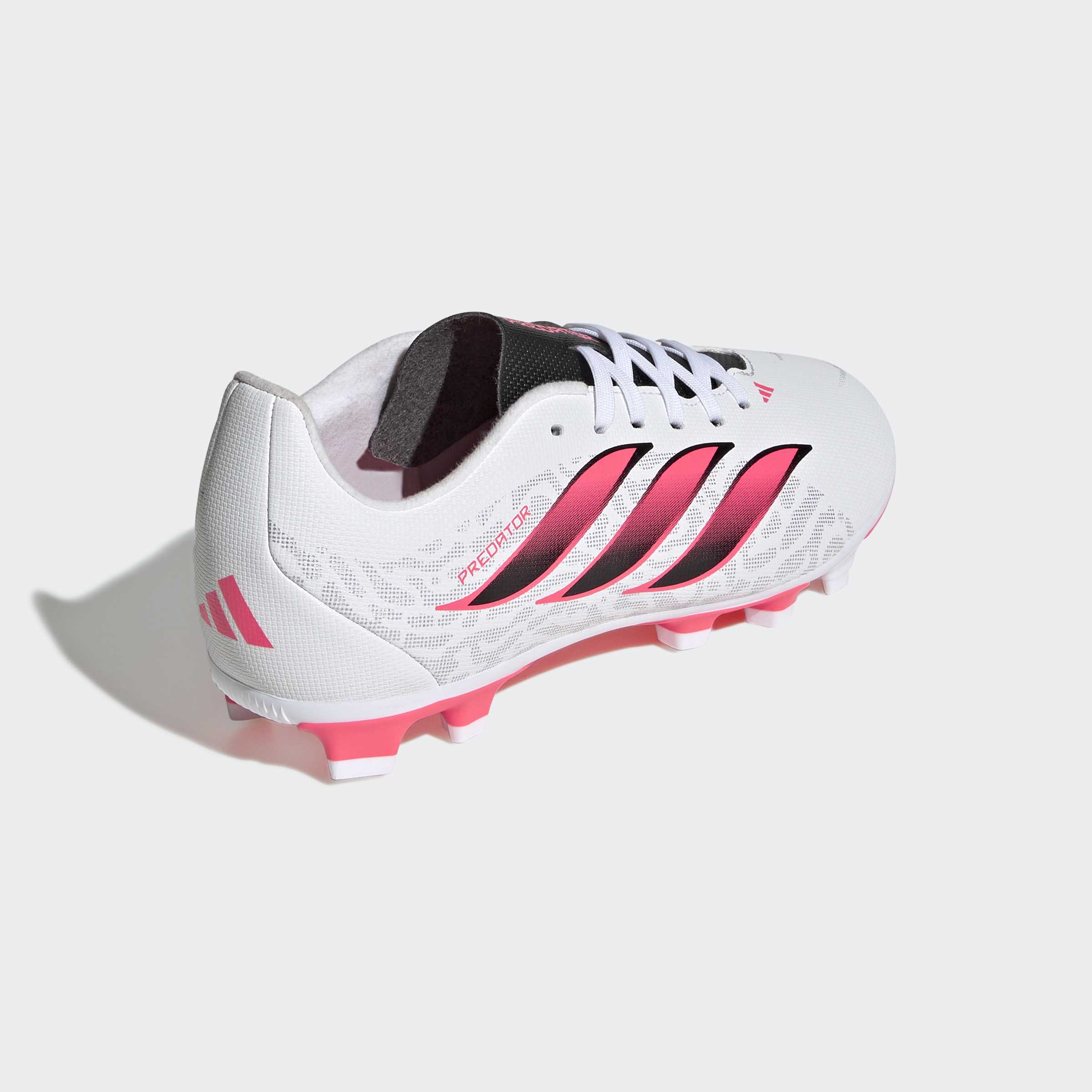 Chuteiras de Futebol de Criança Predator Club Fg/Mg J Adidas Branco / Vermelho-5