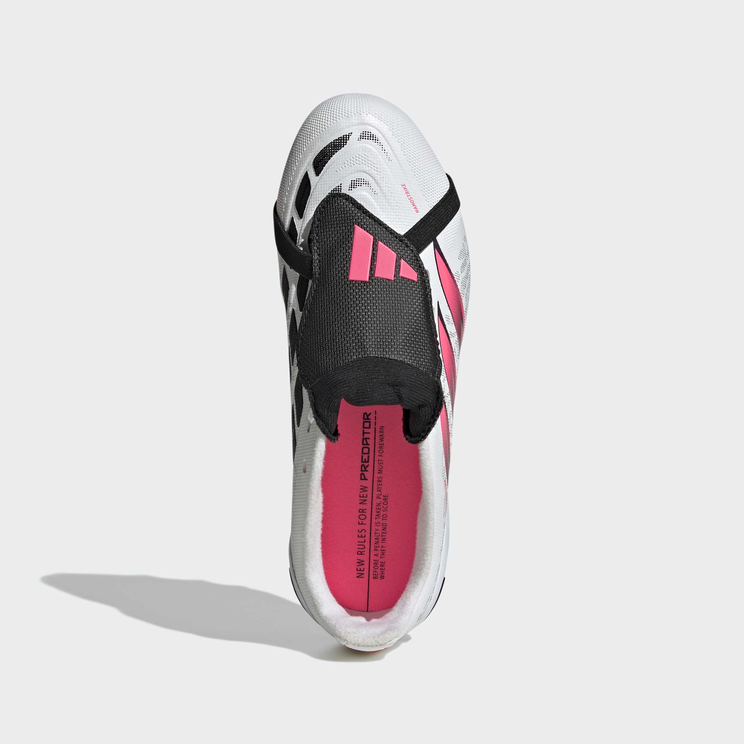 Chuteiras de Futebol de Criança Predator League Ft Ag J Adidas Branco / Vermelho-3
