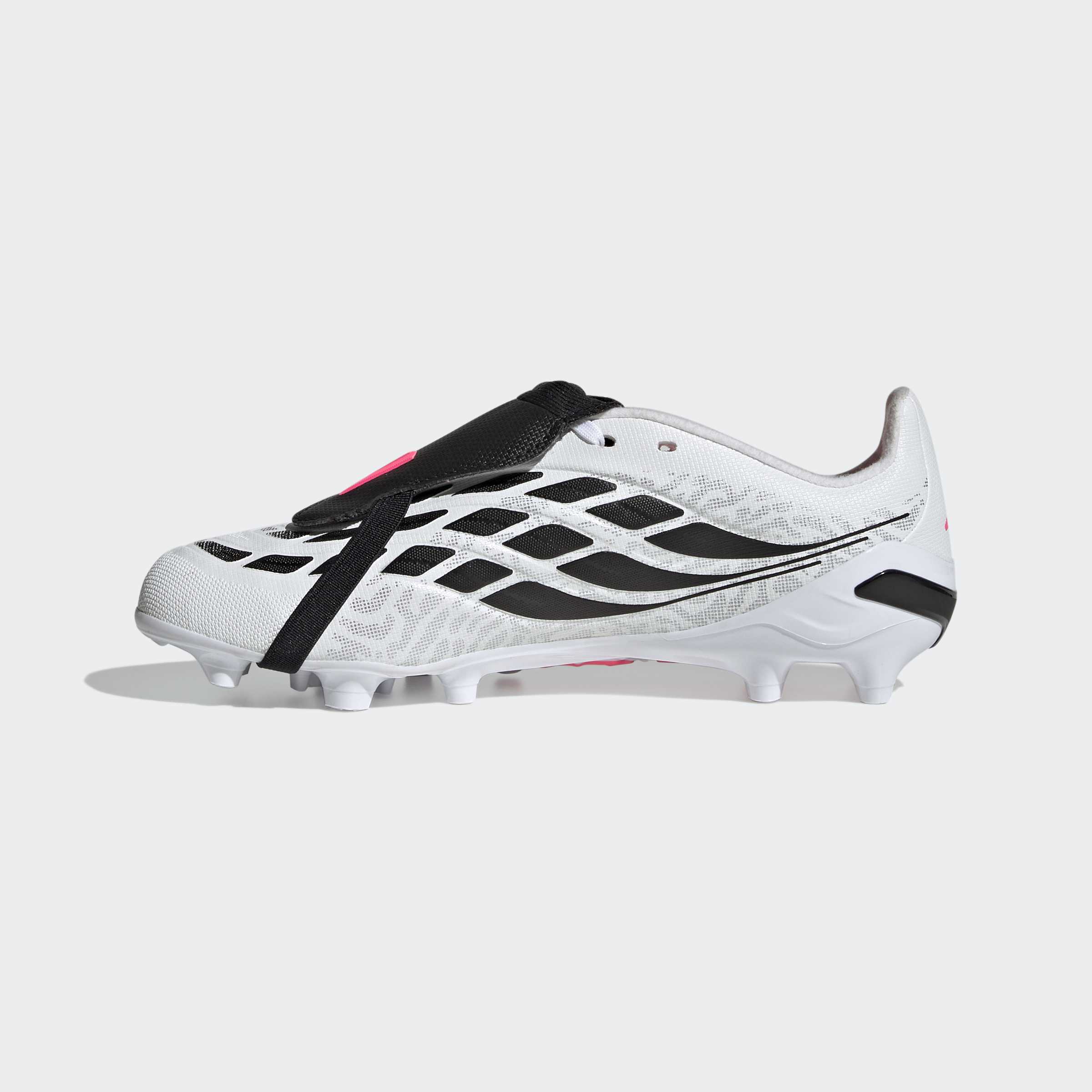 Chuteiras de Futebol de Criança Predator League Ft Ag J Adidas Branco / Vermelho-4
