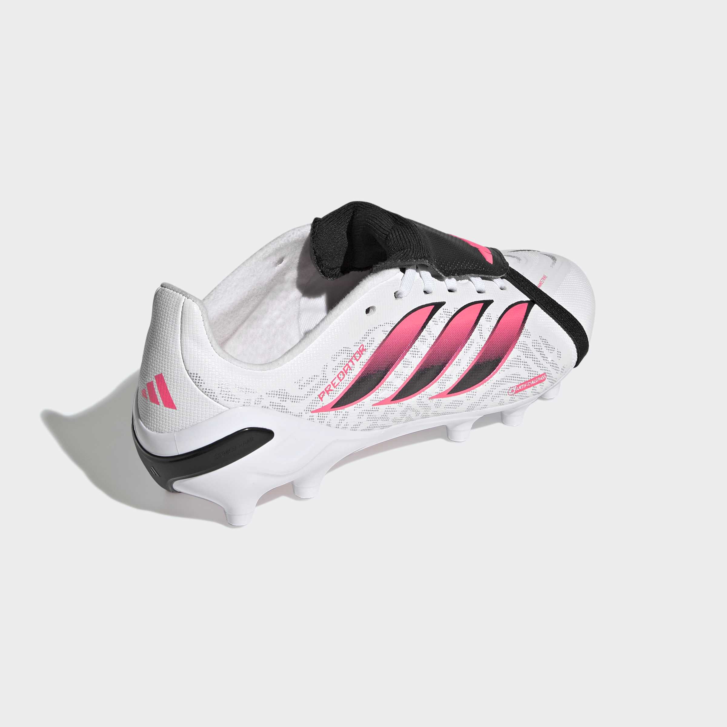 Chuteiras de Futebol de Criança Predator League Ft Ag J Adidas Branco / Vermelho-5