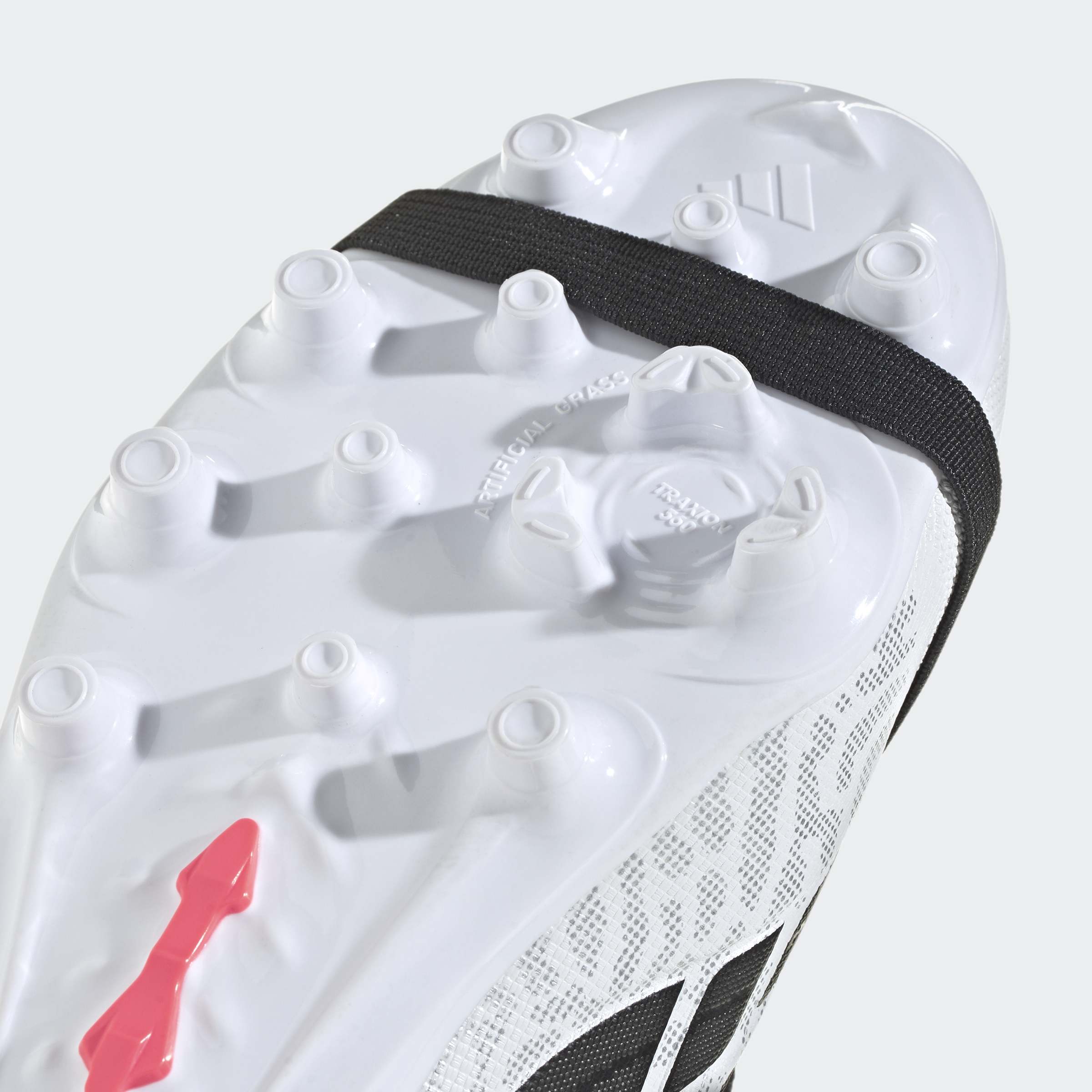 Chuteiras de Futebol de Criança Predator League Ft Ag J Adidas Branco / Vermelho-7