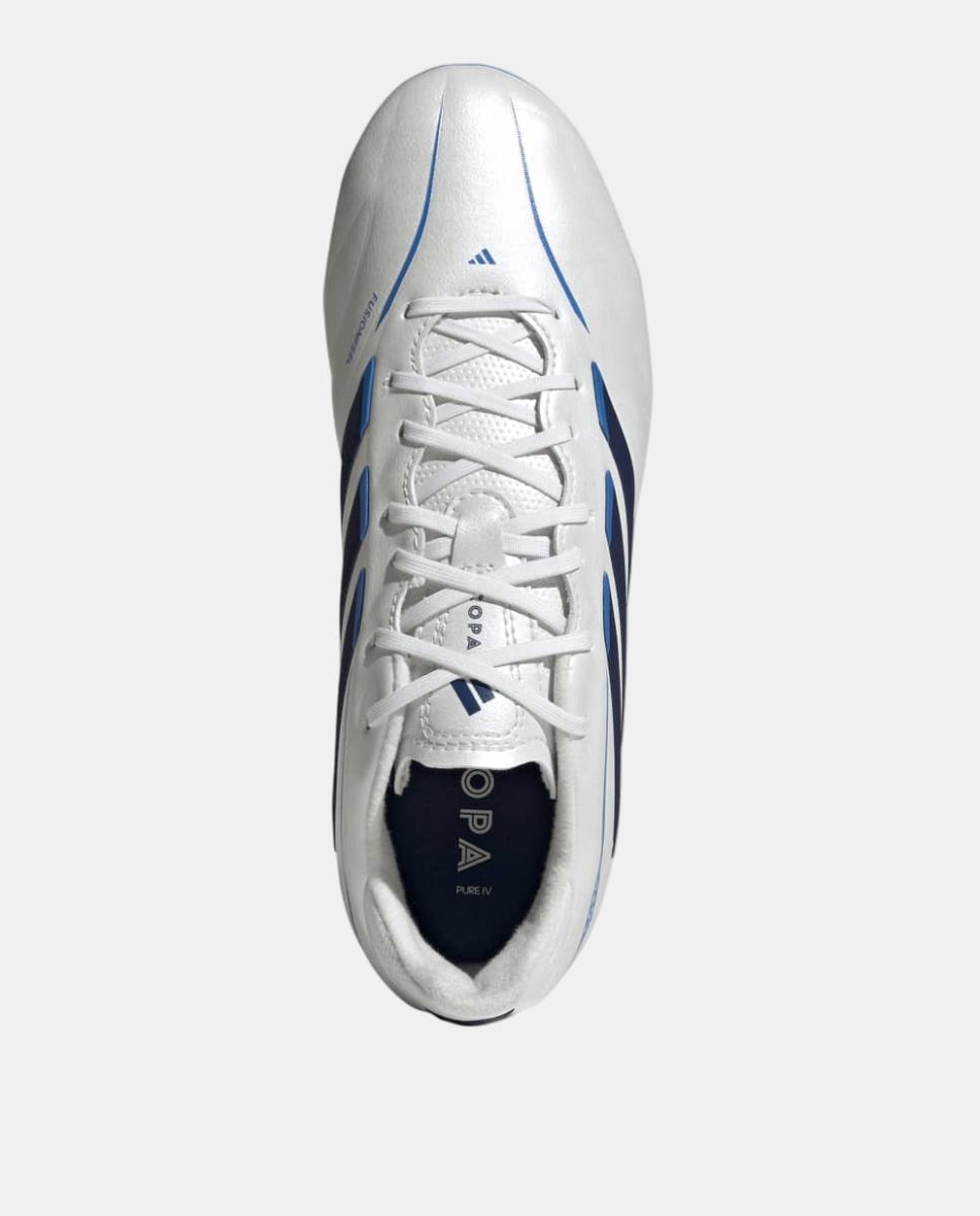 Chuteiras de Futebol de Criança Copa Pure Iv League Fg J Adidas Branco / Azul-3