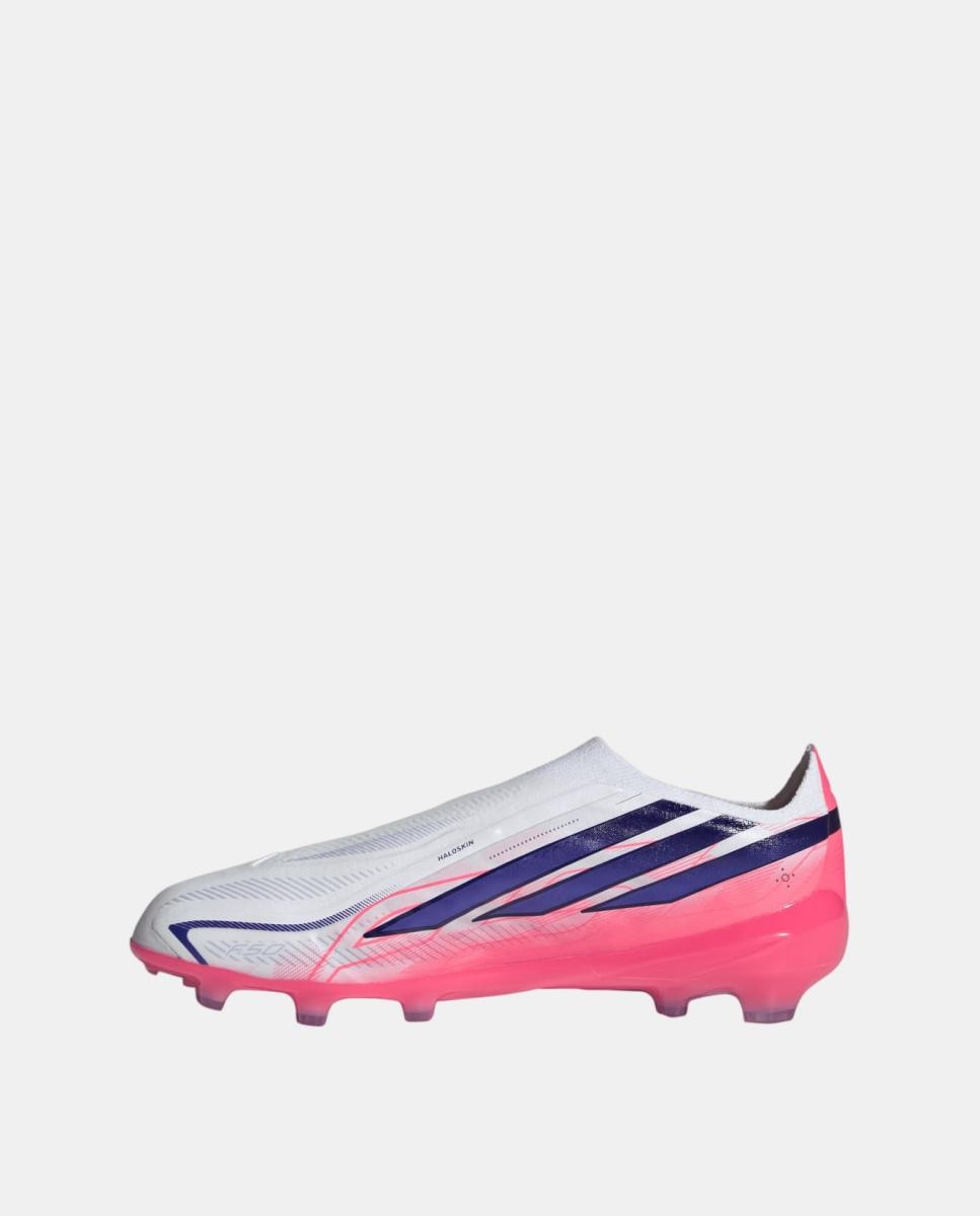 Chuteiras de Futebol de Criança F50 Hyperfast Elite Ll Fg J Adidas Branco / Azul-4
