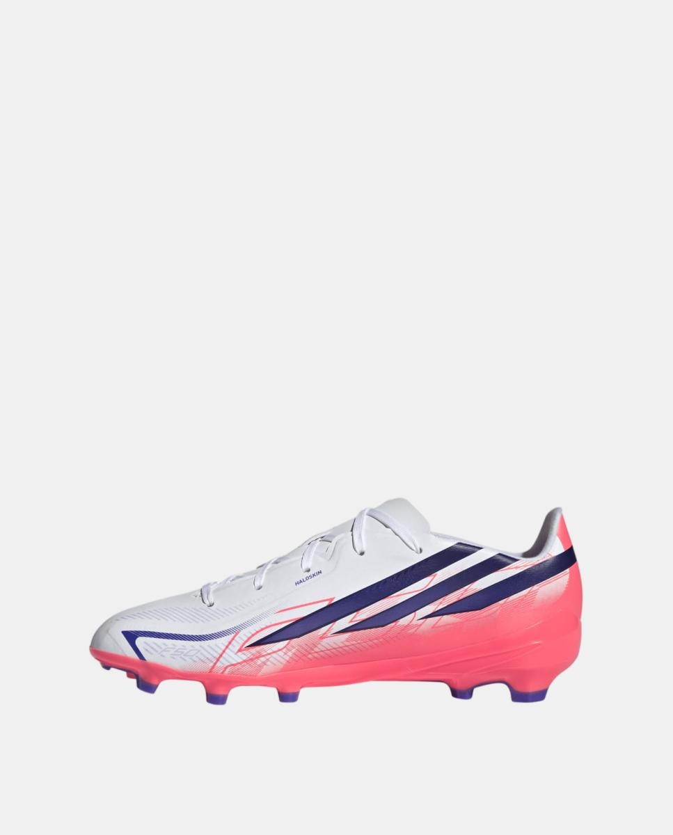 Chuteiras de Futebol de Criança F50 Hyperfast League Fg J Adidas Branco / Azul-4