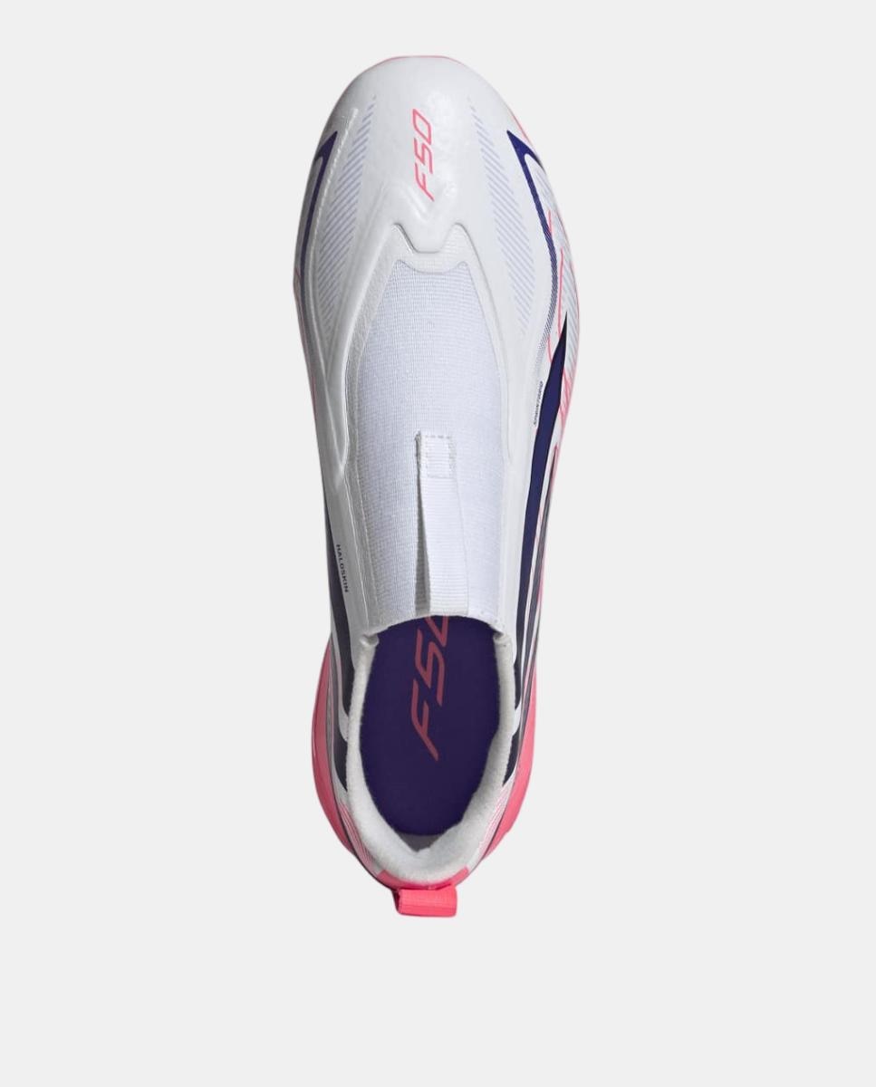 Chuteiras de Futebol de Criança F50 Hyperfast League Ll Ag J Adidas Branco / Azul-3