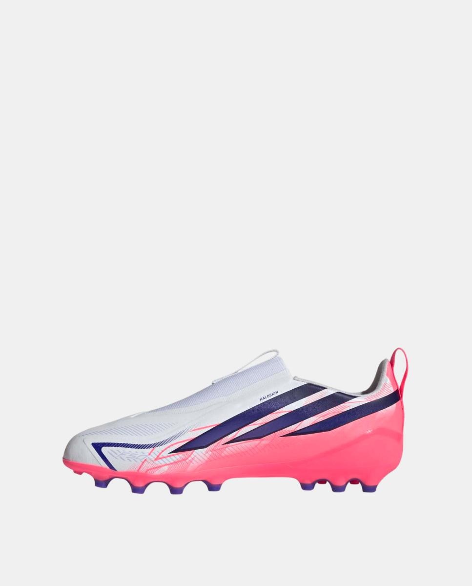 Chuteiras de Futebol de Criança F50 Hyperfast League Ll Ag J Adidas Branco / Azul-4