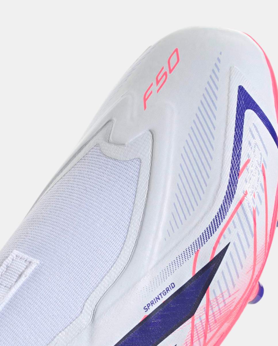 Chuteiras de Futebol de Criança F50 Hyperfast League Ll Ag J Adidas Branco / Azul-8