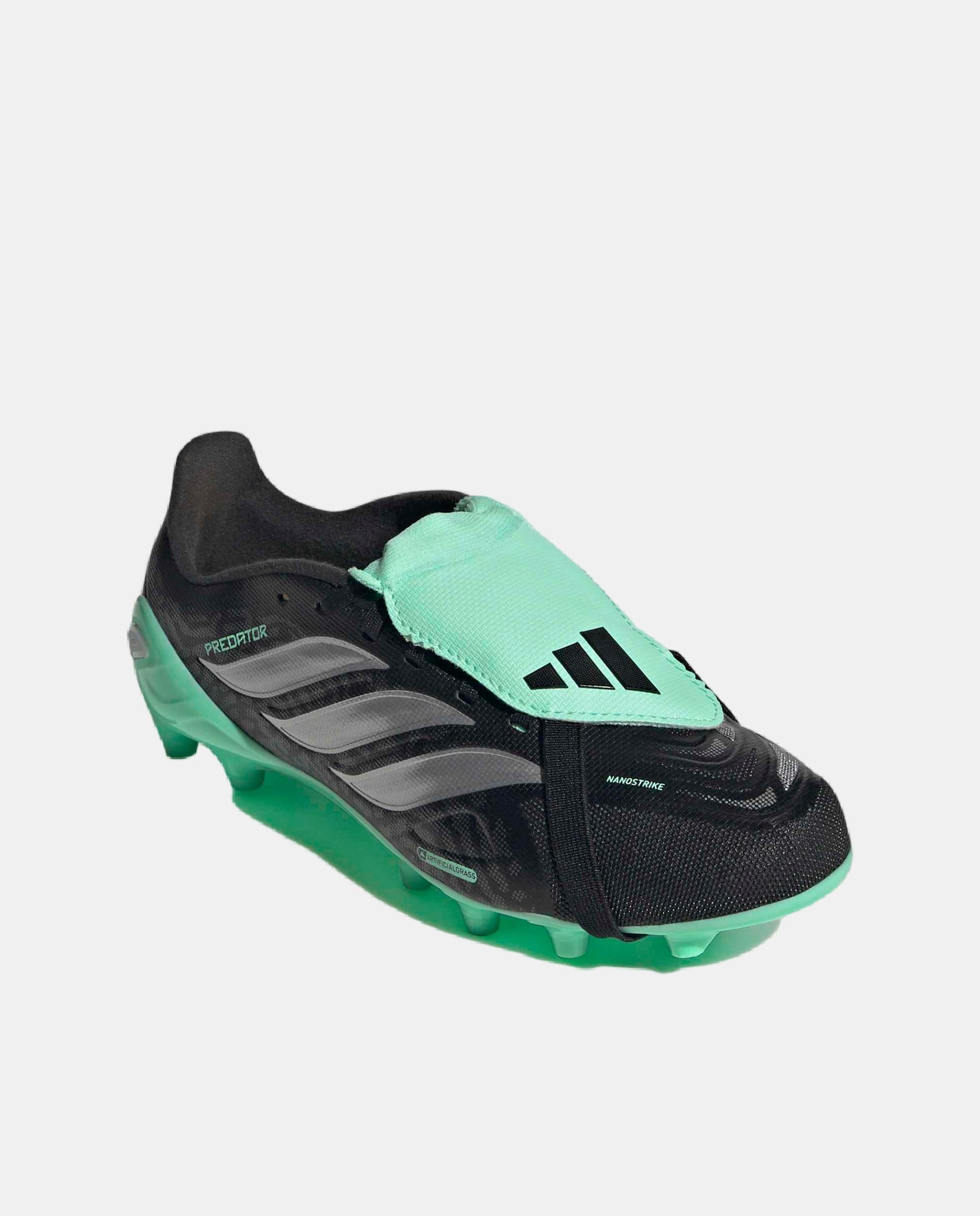 Botas de fútbol de niños Predator League Ft Ag J Adidas - Negro Negro-2