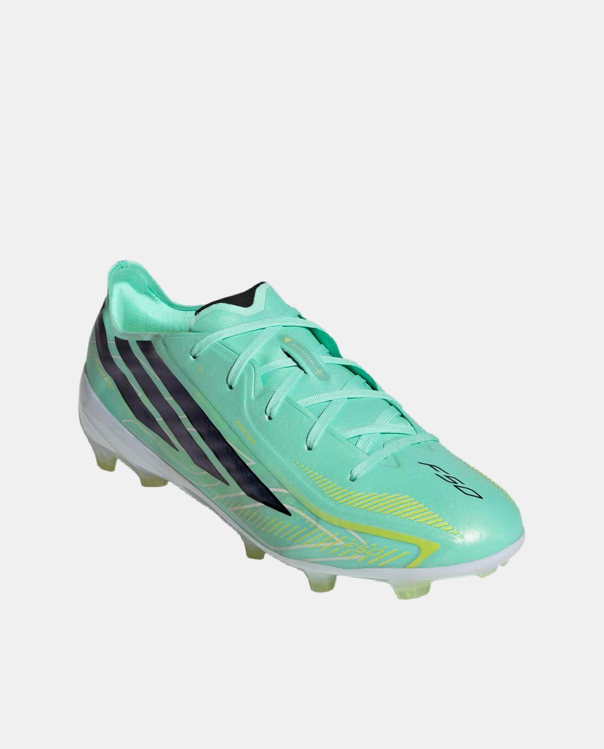 Chuteiras de Futebol de Criança F50 Hyperfast Elite Fg J Verde-2