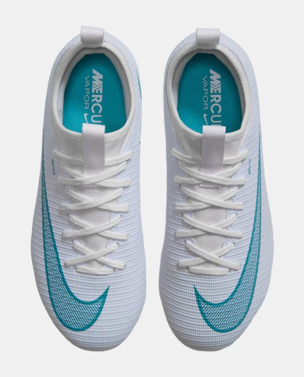 Chuteiras de Futebol de Criança Jr Vapor 17 Academy Fg/Mg Branco-3