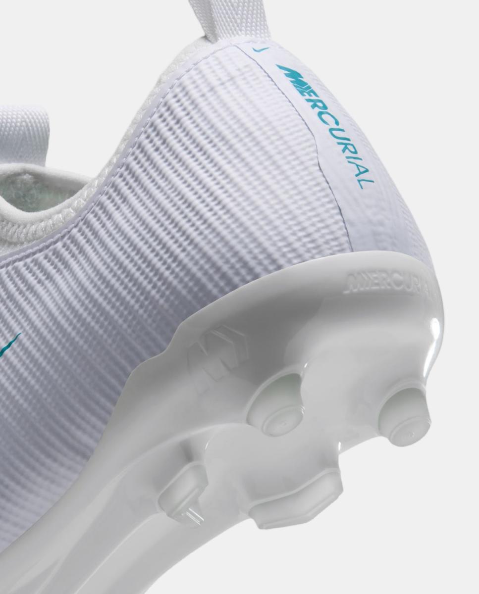 Chuteiras de Futebol de Criança Jr Vapor 17 Academy Fg/Mg Branco-7