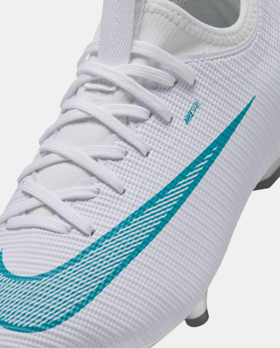 Chuteiras de Futebol de Criança Jr Vapor 17 Academy Fg/Mg Branco-8