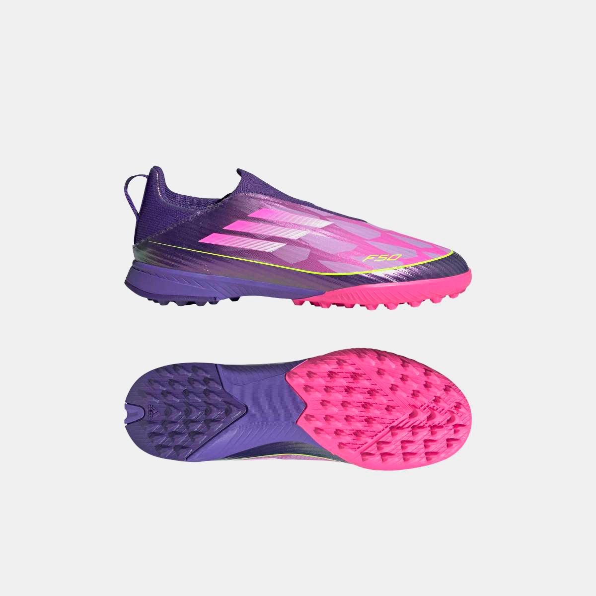 Chuteiras de Futebol de Criança Lamine Yamal f50 League ll tf j Roxo / Rosa-11
