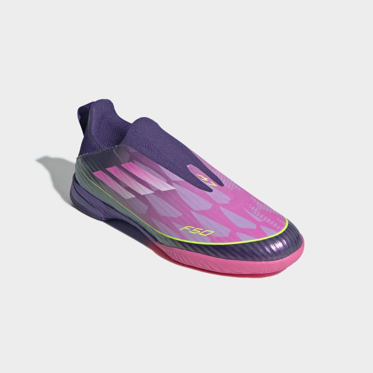 Chuteiras de Futebol de Criança Lamine Yamal f50 League ll In J Roxo / Rosa-5