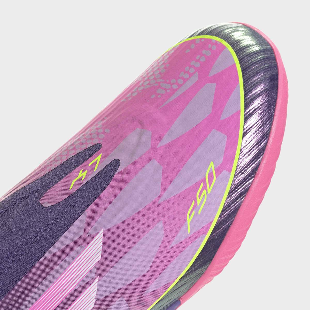Chuteiras de Futebol de Criança Lamine Yamal f50 League ll In J Roxo / Rosa-8