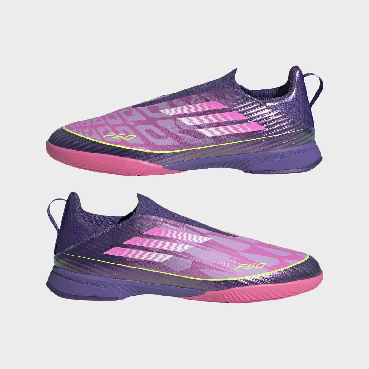 Chuteiras de Futebol de Criança Lamine Yamal f50 League ll In J Roxo / Rosa-9
