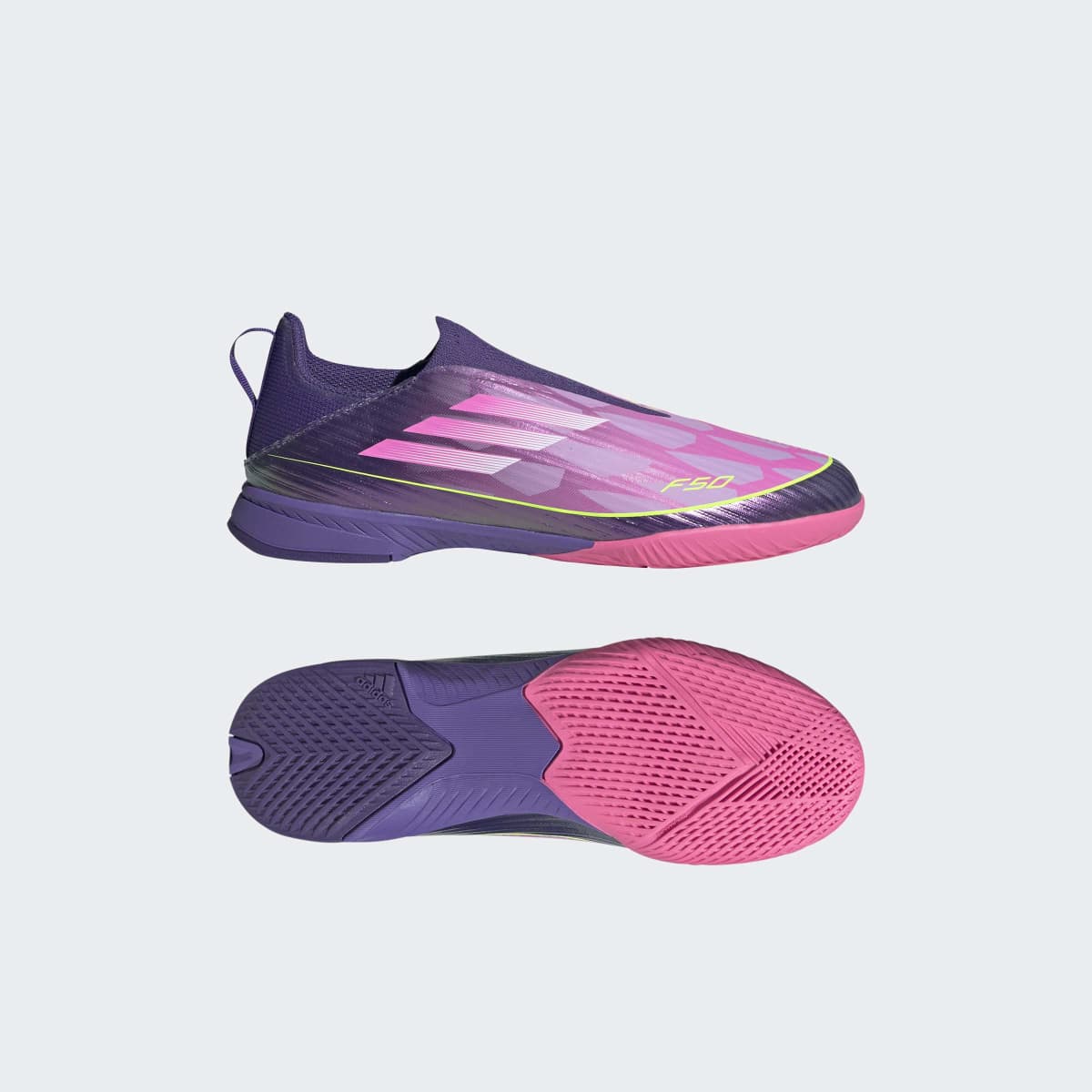 Chuteiras de Futebol de Criança Lamine Yamal f50 League ll In J Roxo / Rosa-11