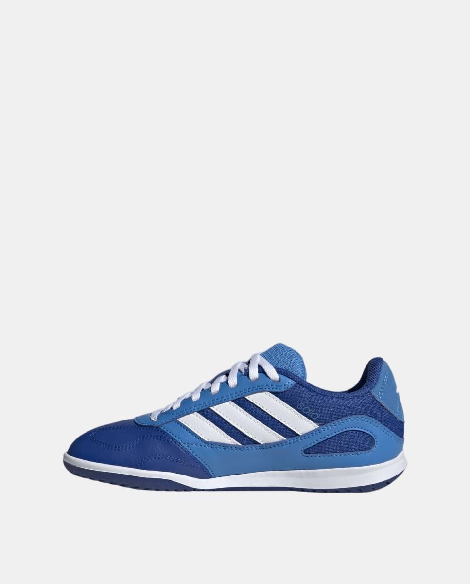 Chuteiras de Futebol de Criança Super Sala III J Branco / Azul-4
