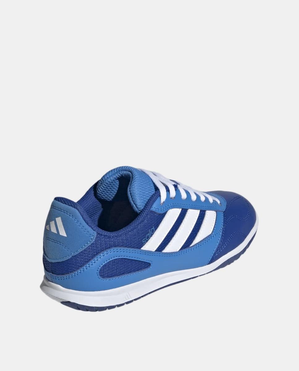 Chuteiras de Futebol de Criança Super Sala III J Branco / Azul-6