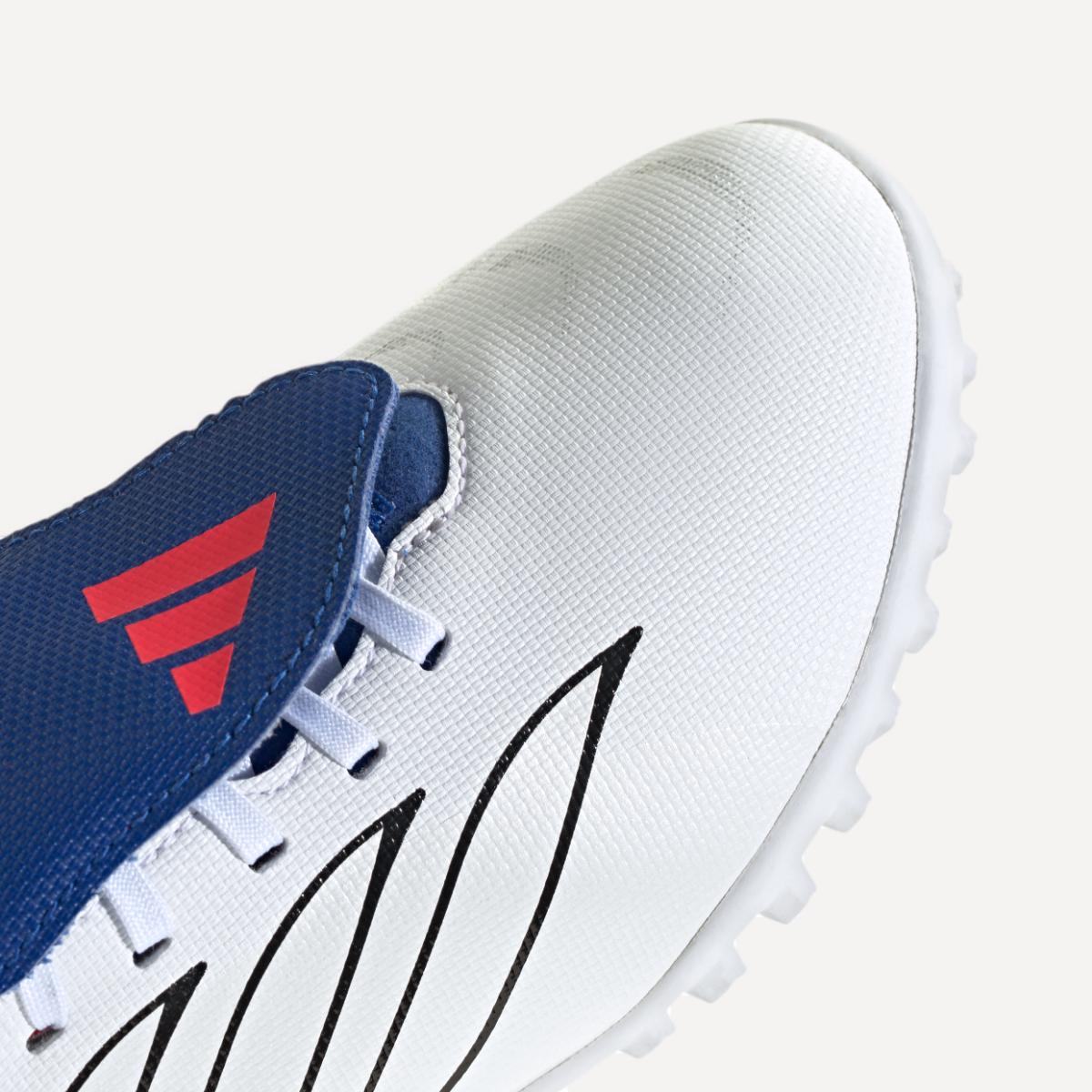 Chuteiras de Futebol de Criança Predator Club FT TF J JB Branco / Azul-7