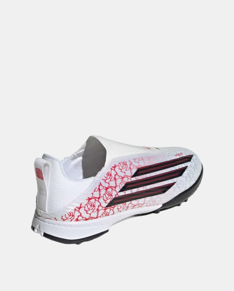 Chuteiras de Futebol de Criança F50 League LL TF J LY Branco / Preto-5