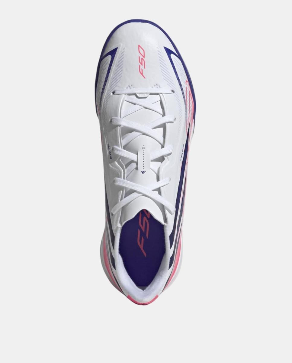 Chuteiras de Futebol Turf de Criança F50 Hyperfast League Tf J Adidas Branco / Azul-3