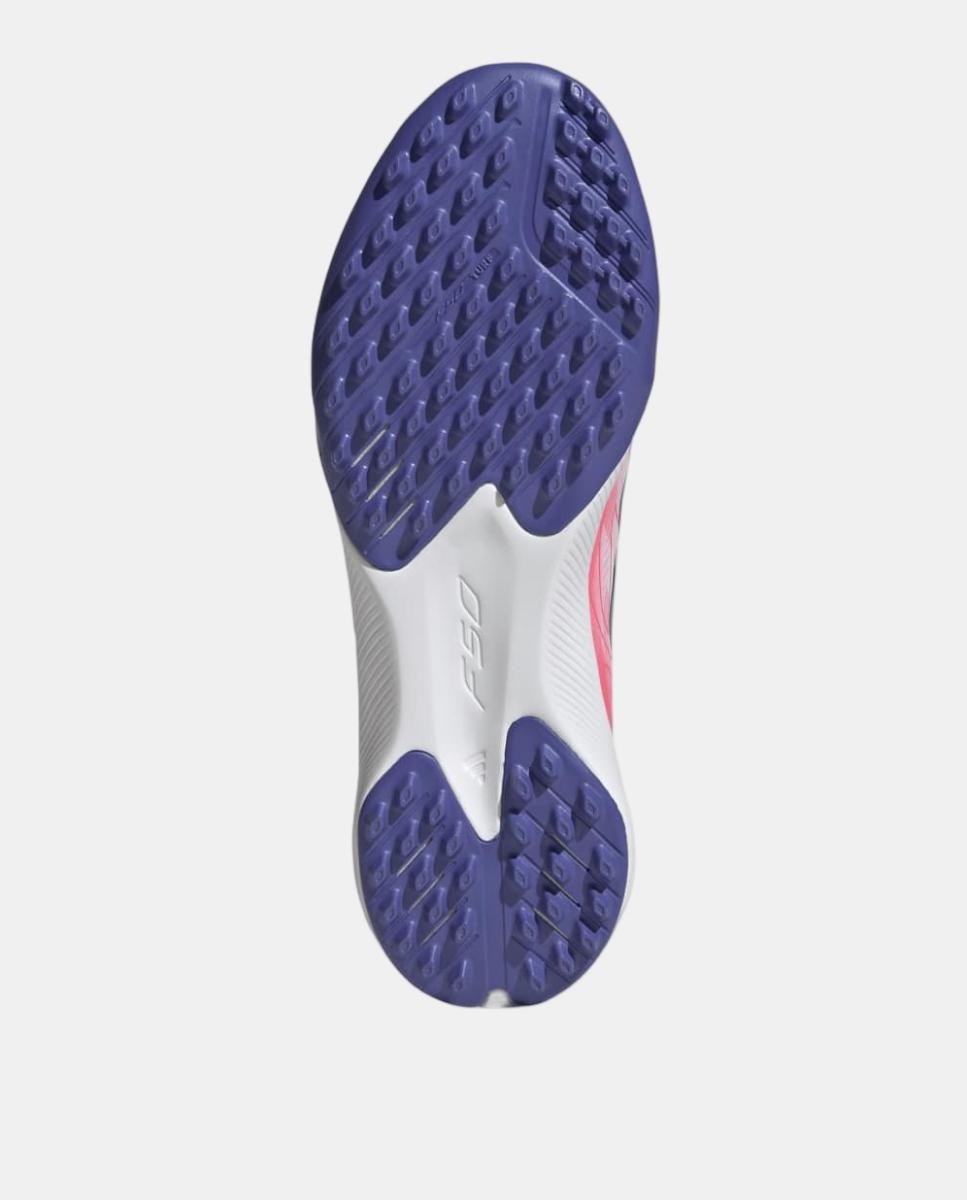 Chuteiras de Futebol Turf de Criança F50 Hyperfast League Tf J Adidas Branco / Azul-6