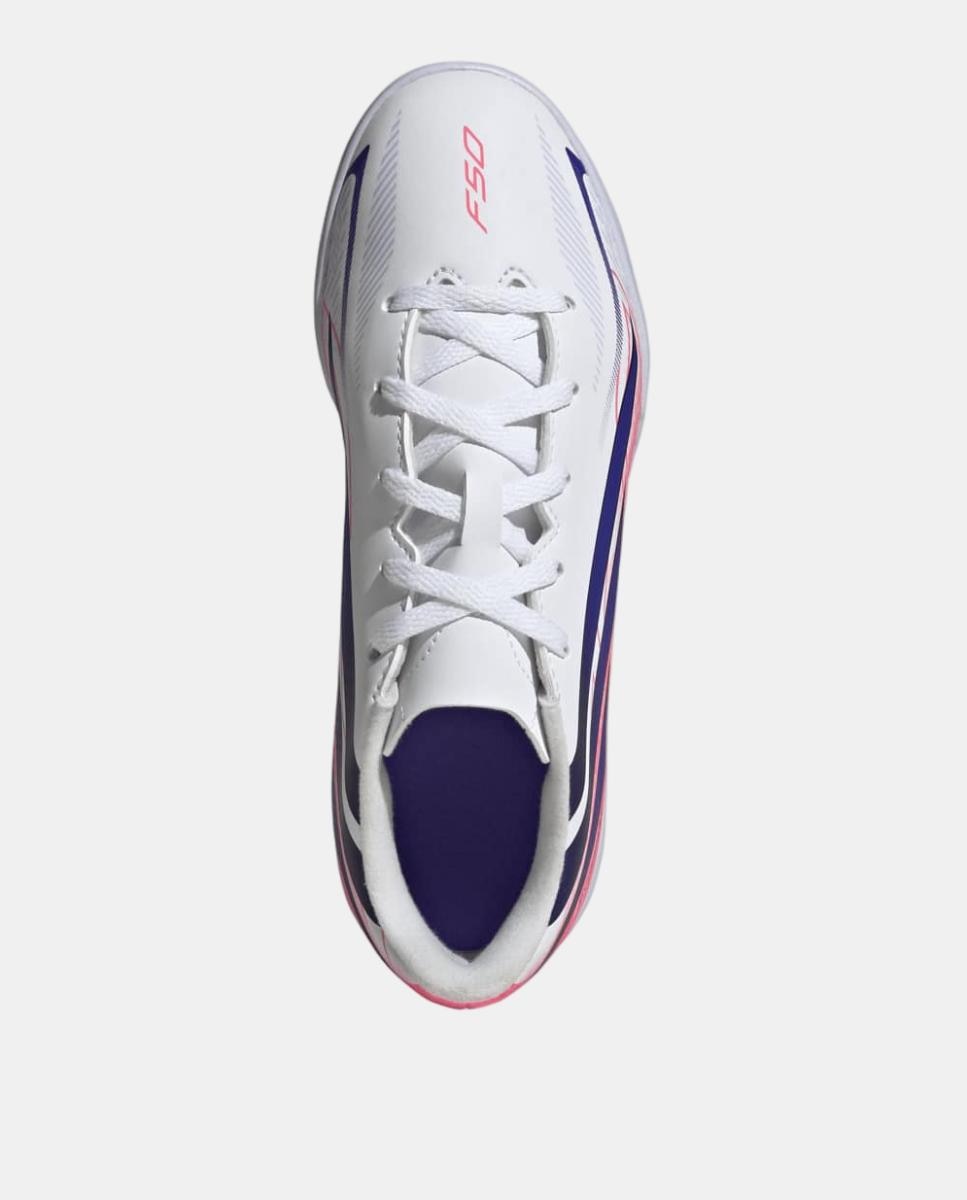 Chuteiras de Futsal de Criança F50 Hyperfast Club In J Adidas Branco / Azul-3