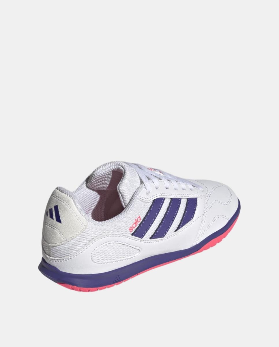 Chuteiras de Futsal de Criança Super Sala III J Adidas Branco / Azul-5