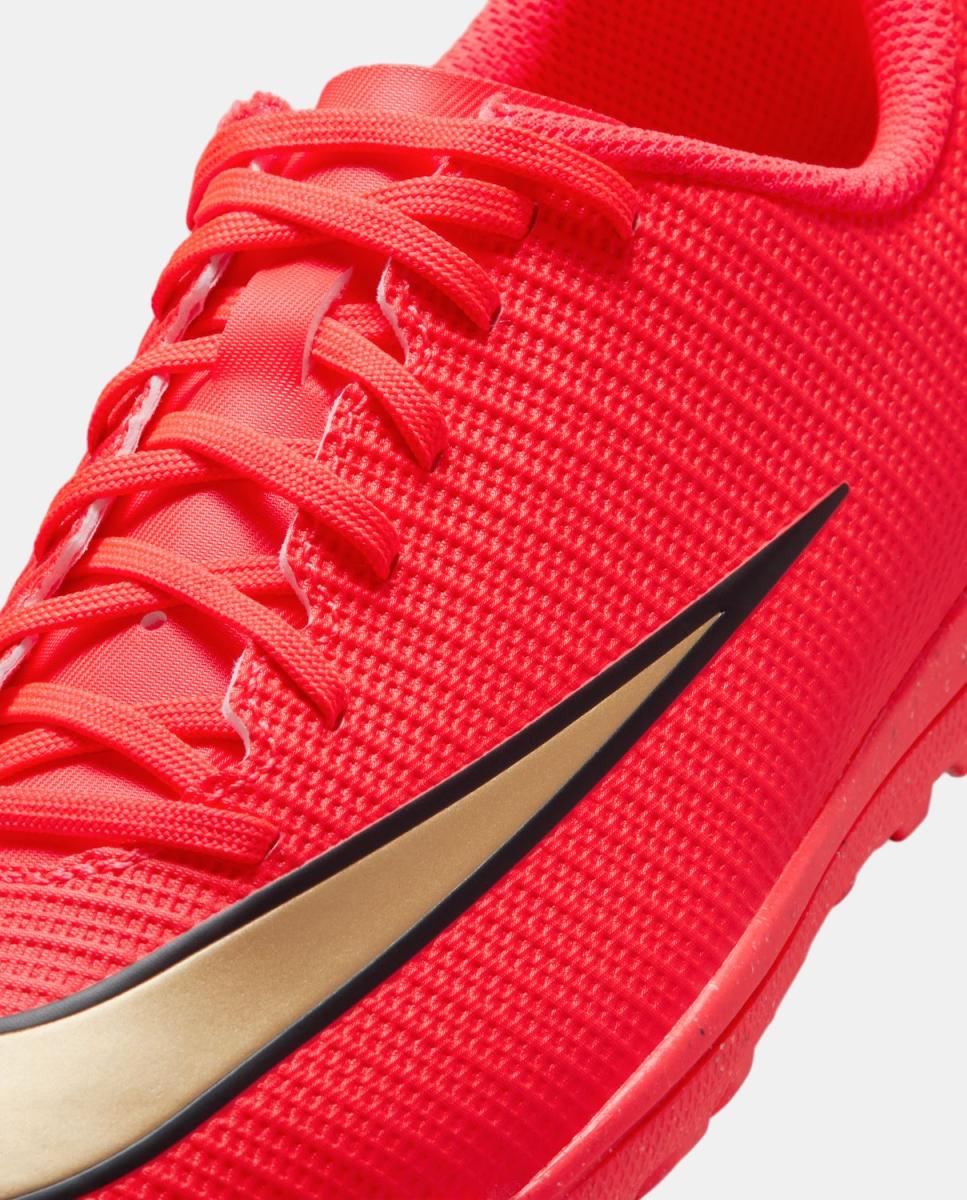 Chuteiras de Futebol Turf de Criança  Jr Vapor 17 Club Tf Nike Vermelho-8