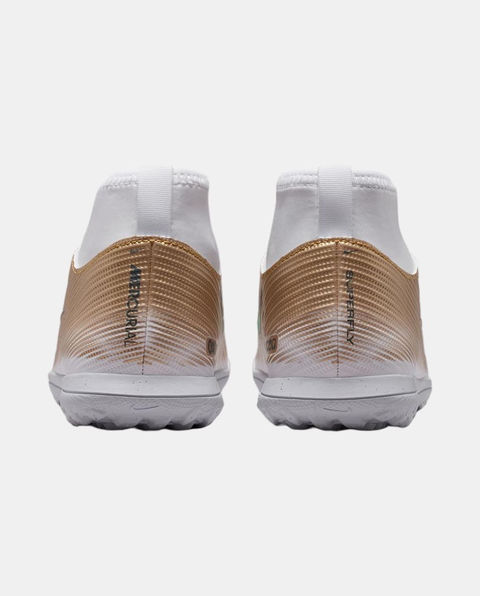 Chuteiras de Futebol Turf de Criança  Jr Superfly 11 Club Tf Km Nike Dourado-4