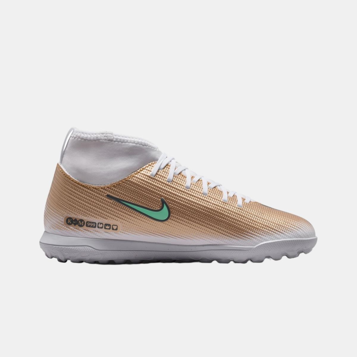 Chuteiras de Futebol Turf de Criança  Jr Superfly 11 Club Tf Km Nike Dourado-11