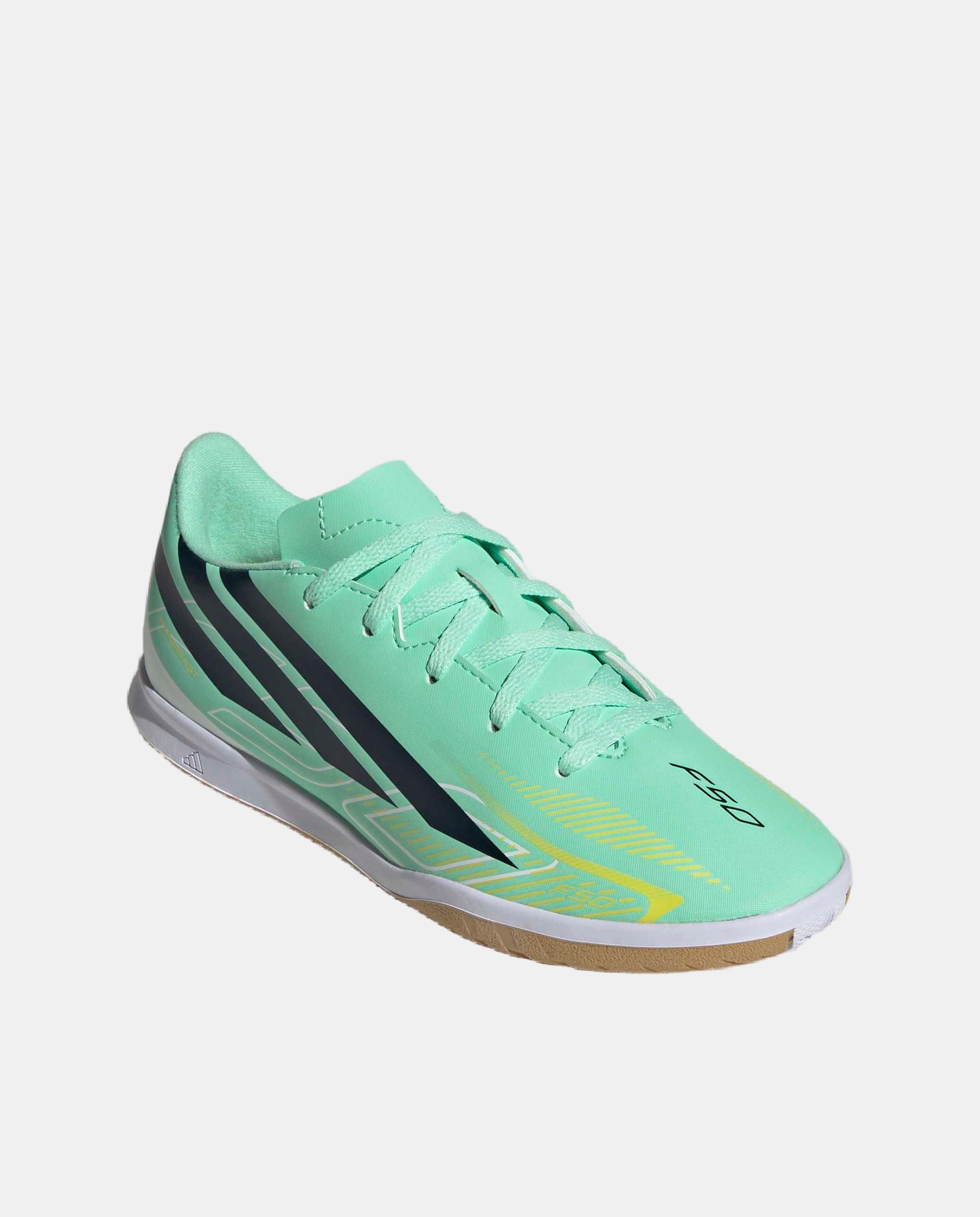 Bota de fútbol de niño F50 Hyperfast League LL AG Niño Adidas - Verde Verde-2