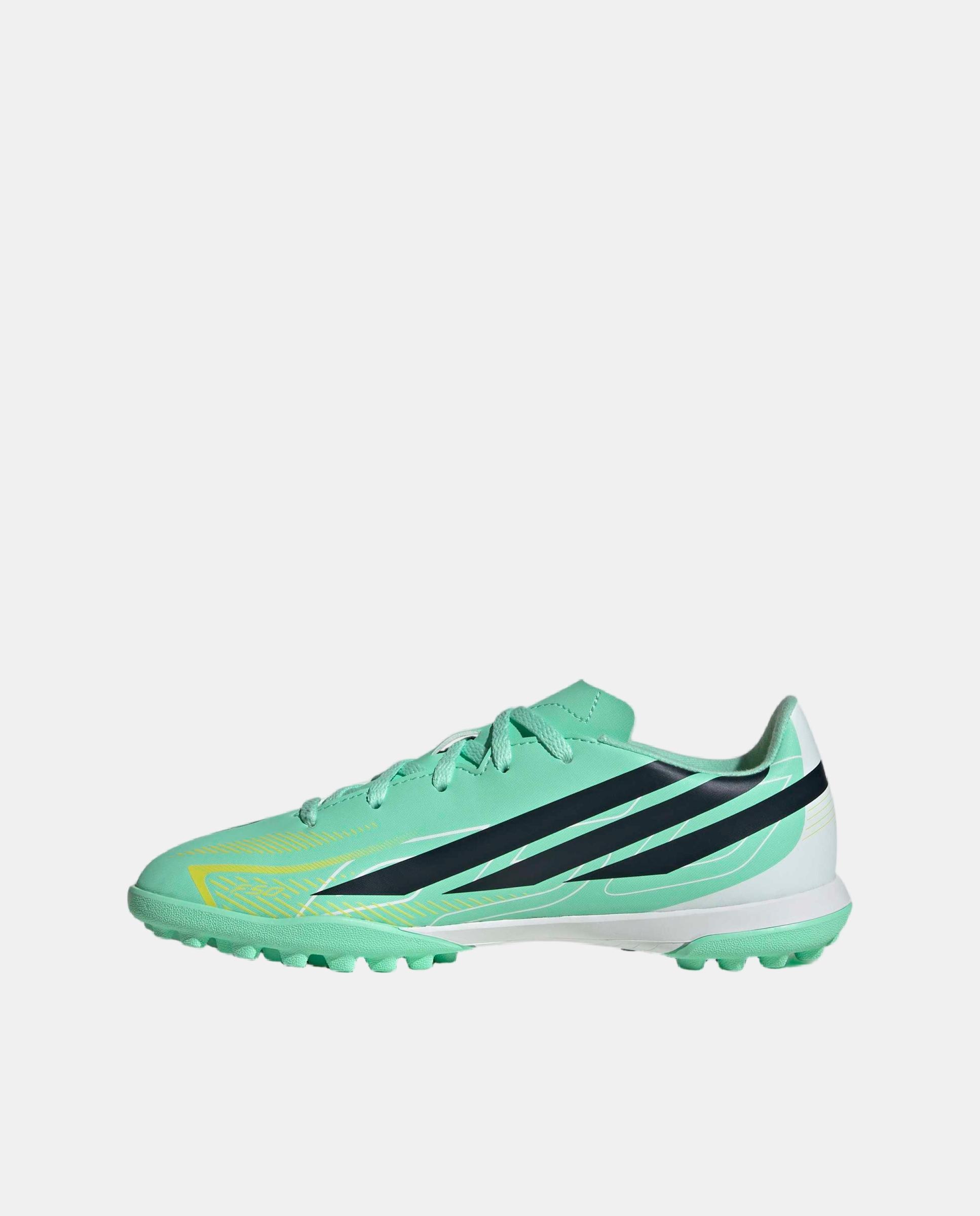 Botas de fútbol turf de niños F50 Hyperfast Club Tf J Adidas - Verde Verde-4