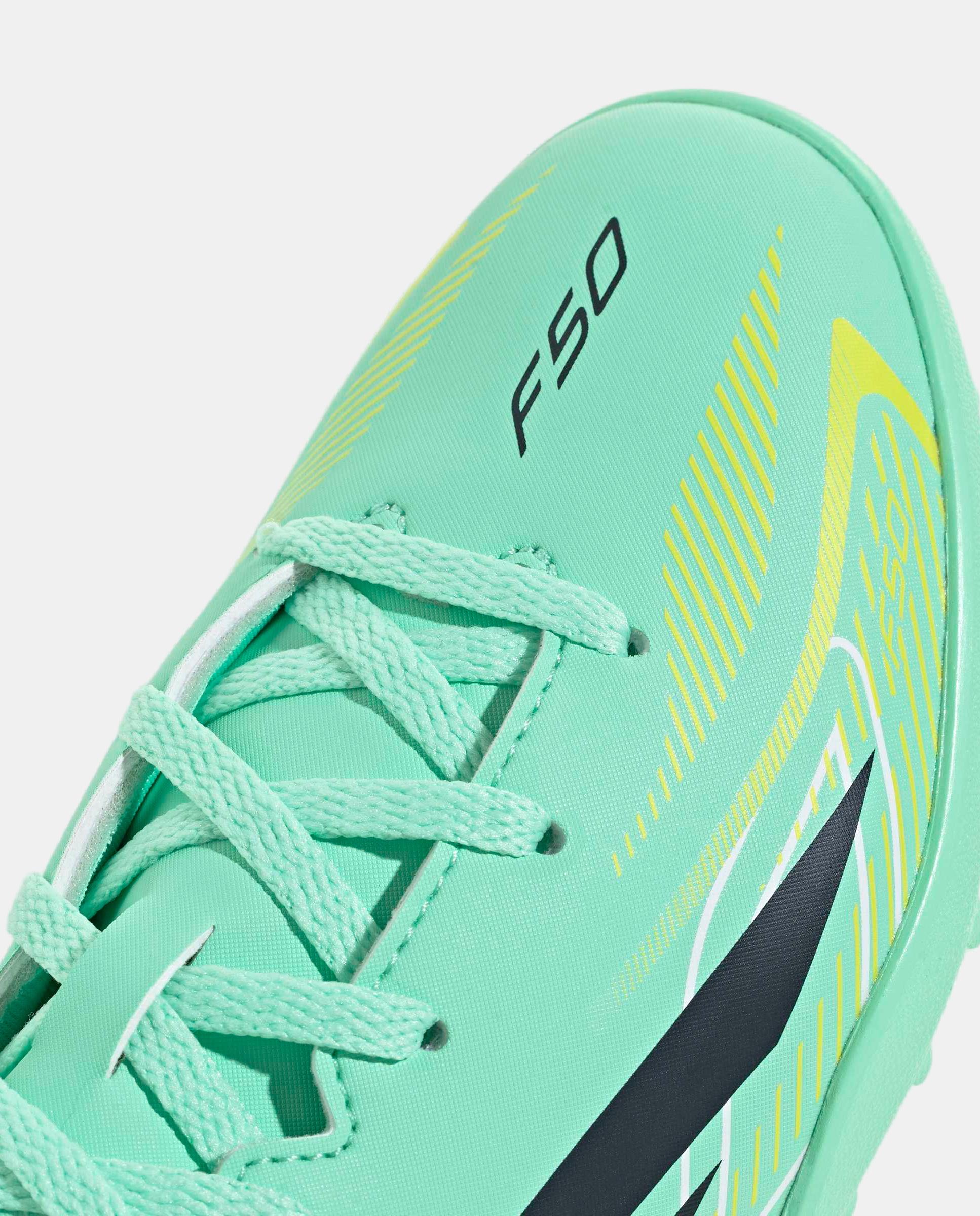 Botas de fútbol turf de niños F50 Hyperfast Club Tf J Adidas - Verde Verde-7