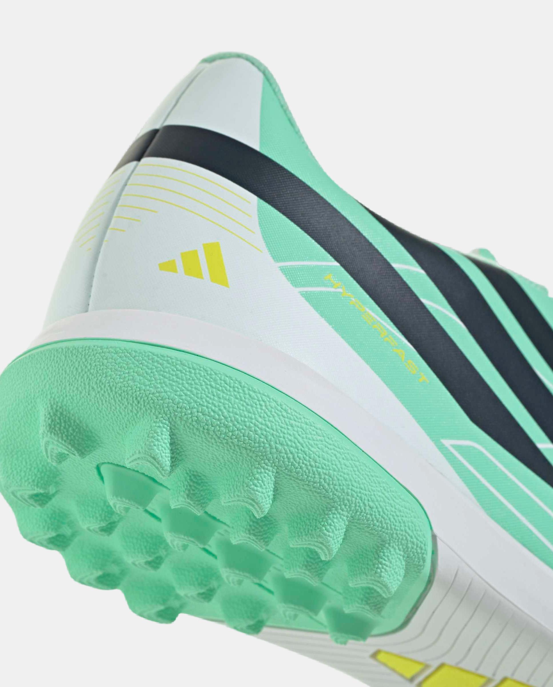 Botas de fútbol turf de niños F50 Hyperfast Club Tf J Adidas - Verde Verde-8