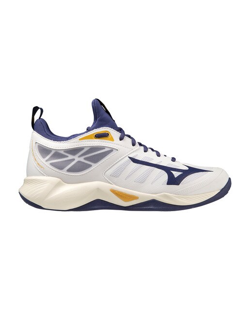 Sapatilhas de Voleibol Unissexo Wave Dimension Branco / Azul-marinho-1