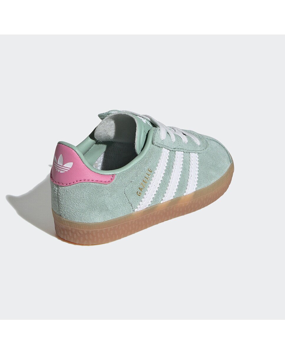 Sapatilhas Casual de Bebé Gazelle Cf El I Verde-5