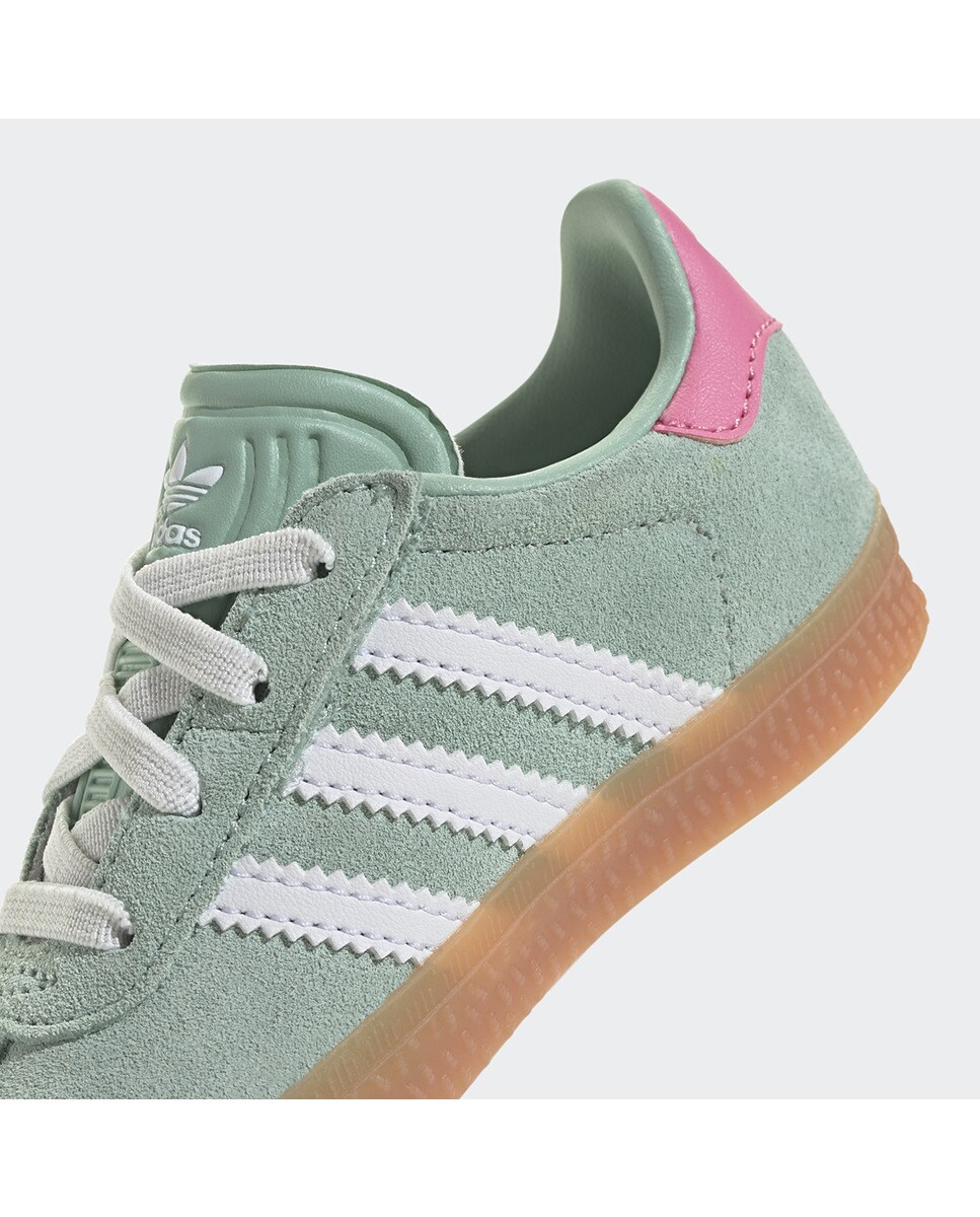 Sapatilhas Casual de Bebé Gazelle Cf El I Verde-8